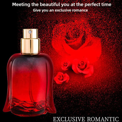 Rose Pheromone Perfume for Women Long-Lasting Floral Body Spray Romantic Dating Scent, Enhances Feminine Charm Daily Wear