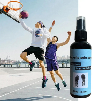 Basketball Shoe Grip Spray 100ml Anti-Slip Sole Spray Spray For Basketball Shoes Shoe Sole Protector Improves Traction Clea P6L6