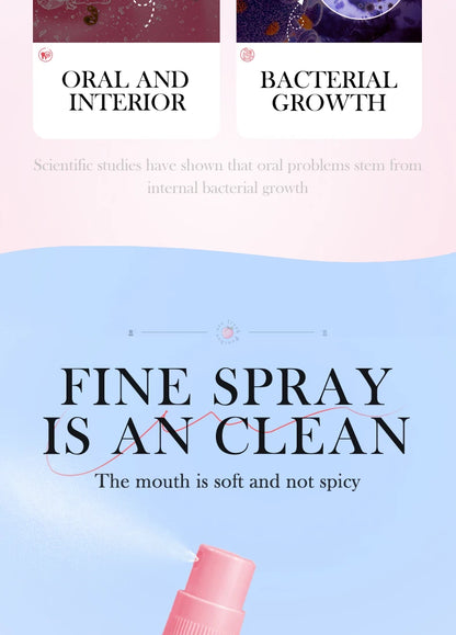 18ML Lemon Oral Fresh Mouth Spray Fresh Breath Eliminate Bad Breath Spray Deodorant Persistent Protable Fragrance No Alcohol