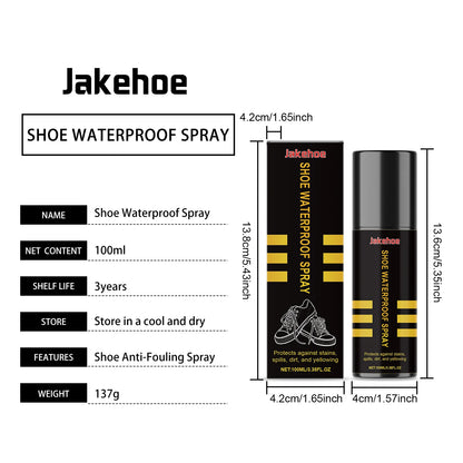Shoe Waterproof Spray Effectively Remove Stain Dirt Prevent Yellowing Keeping Shoe Dry Snow-Proof Cleaning Decontamination Spray