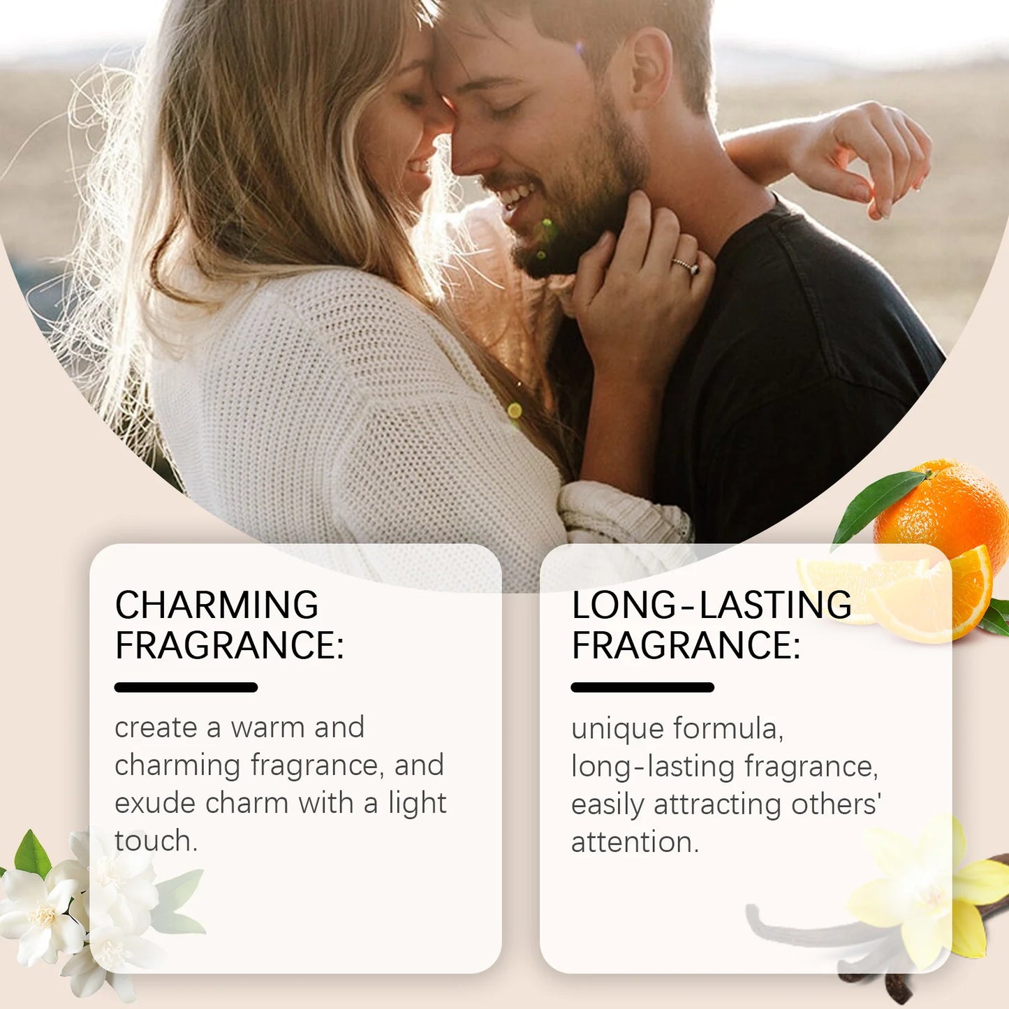 Women Pheromone Perfume Floral Scent All Day Fresh Long Lasting Fragrance Daily Dating Flirting Encourage Vanilla Roller Perfums