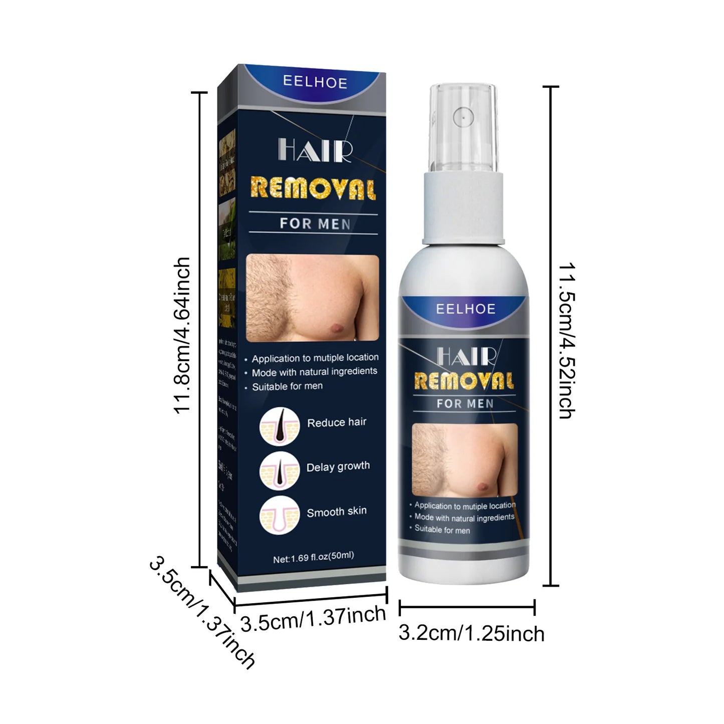 Powerful Hair Removal Mousse Permanent Painless Hair Remover for Men Armpit Legs Hair Growth Inhibitor Depilatory Cream Care