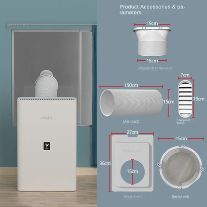 220V Fresh air fan, household fresh air system,  ventilation fan, ventilation, formaldehyde and haze removal purifier FL