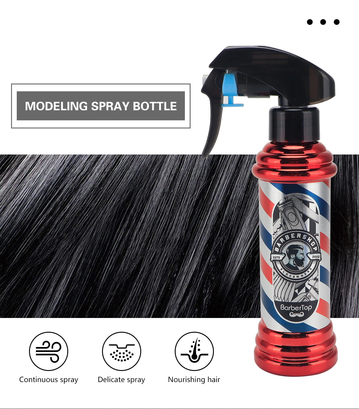 Water Sprayer for Hair Salon Hairdressing Spray Bottle Professional Barber Hairdresser Haircut Tools Barbershop Styling Accessor