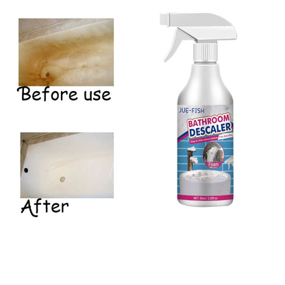 60ML Multi-Purpose Bathroom Cleaner Spray - Powerful Stain Remover, Quick Mold & Limescale Removal for Toilets & Surfaces