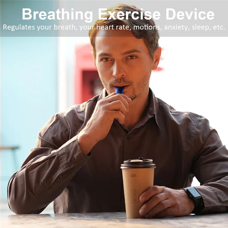 RTSHE-Breathing Exercise Device Smart Breathing Trainer Breathing Exercise Device With Breath Monitor For Athletes And Sports