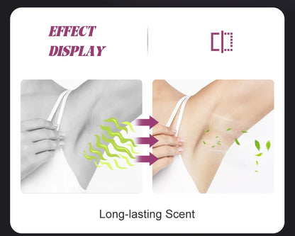 Women's Refreshing & Durable Solid Perfume, White Flowers and Rose Aroma,for All Day Underarm Sweat and Odor Protection 2.22OZ