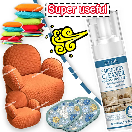 Fabric Carpet  Tapestry Mat Sofa Cleaner Shampoo Home Upholstery Pillow Door Shoes Pad Cleaning Liquid Product Useful Small Tool