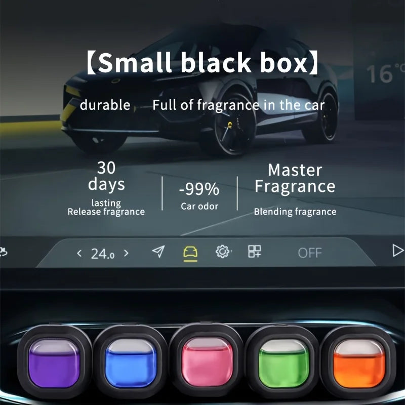 4 Pack Car Air Freshener Car Air Vent Freshener, Car Aroma Relax Long-lasting Fragrance Powerful Odor Eliminator