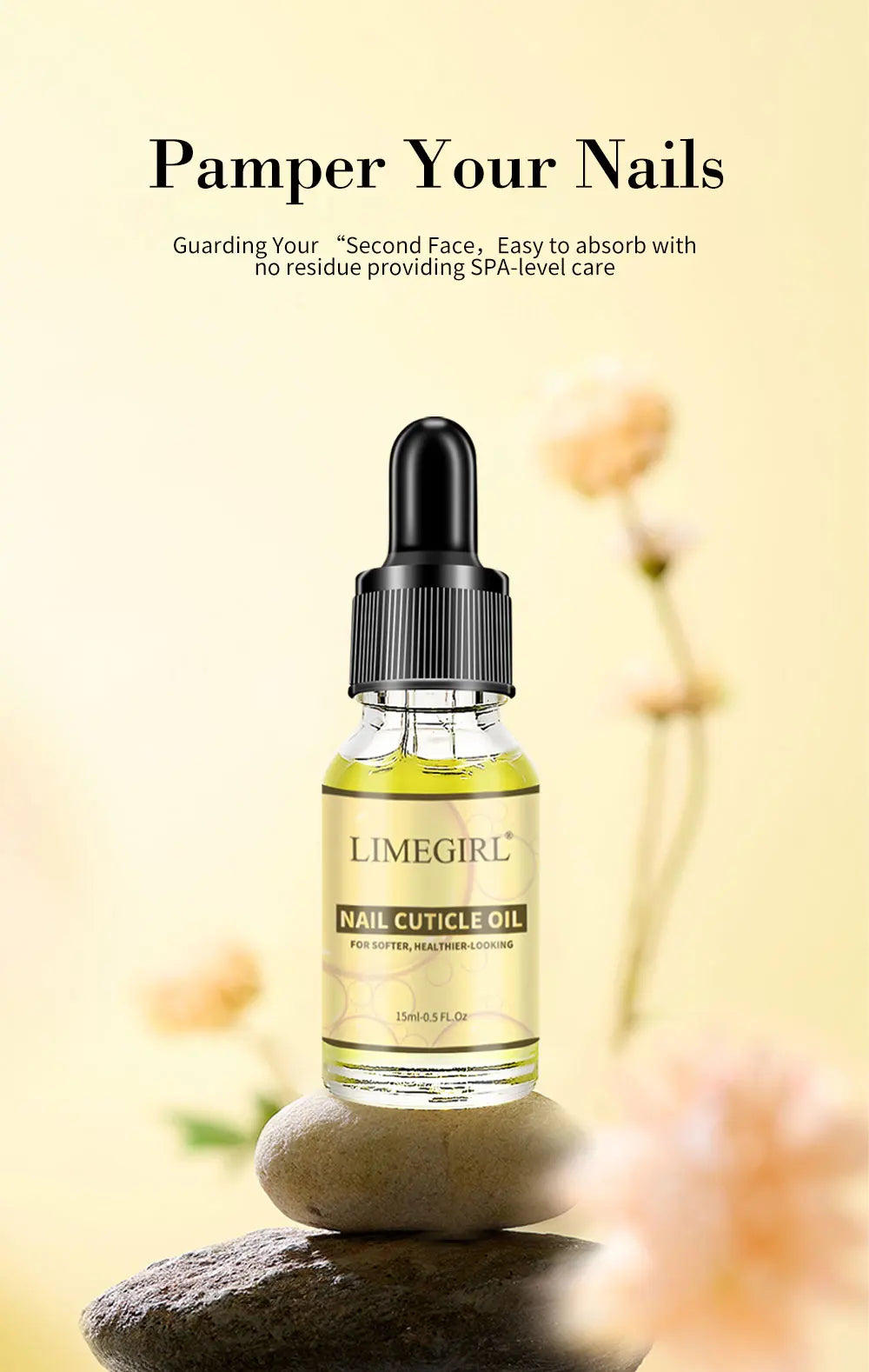 15ML Nail Cuticle Nutrient Oil Nourish Repair Damaged Nail Care Nutrition Oil Treatment Moisturizes Strengthen Bright for Nails