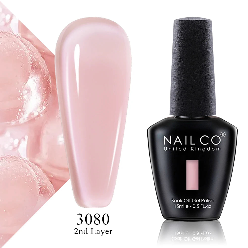 NAILCO 2025 Winter 15ML Gel Nail Polish Nails Semi-permanent UV Varnish High Quality Glass Bottle Nail Art Polish For Manicure