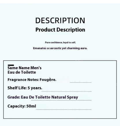 Brand Mens Cologne Perfumes High-End Woody Notes Fresh Perfume Spray Charm Long Lasting Fragrance Pheromone Men Eau De Toilette