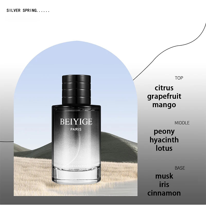 Brand Men's Cologne Perfume Allure Pheromone Woody Body Fragrance Spray Lasting Fresh Natural Fresh Citrus Spicy Eau De Toilette