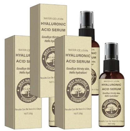 Hyaluronic Acid Serum: Light Texture, Hydrates/Protects Skin, Daily Use for Elasticity – Visible Results in 2 Days