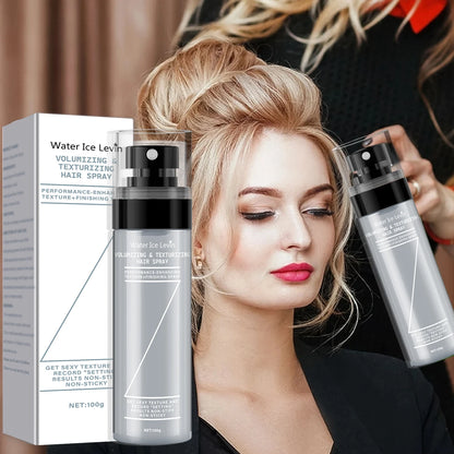 Hairspray Suitable for Men and Women, Rich in Glycerin, No-Wash, Long-Lasting Styling and Plumping, No Residue Texture Finishing - 100g, Quick-Drying Oil Control Formula