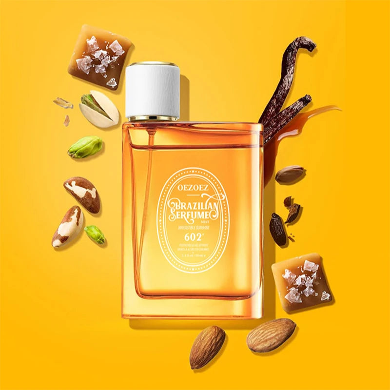 Women Perfume 100ml Caramel Vanilla Flavor Fresh Natural Charming Irresistible Sun Gourmet Longlasting Fragrance Brand Bodyspray