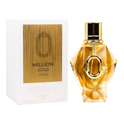 Million Gold For Her Women Perfume Edp Long Lasting Oriental Rose & Patchouli Luxury Oud Woody Notes Blossom Pheromone Fragrance