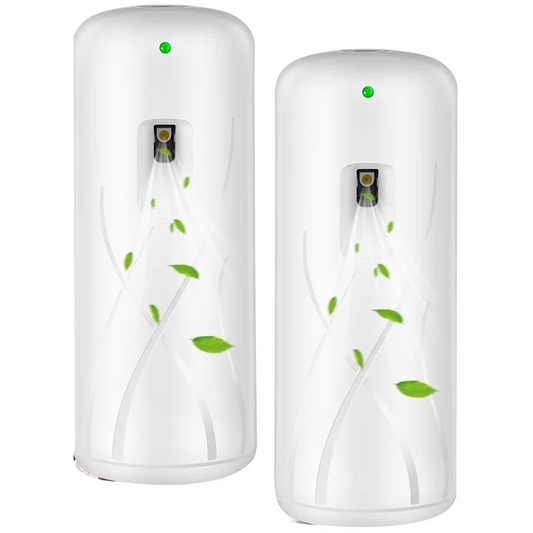 B64B-Automatic Air Freshener Sprays Dispenser Wall Mounted 2 Pcs Metered Flying Insect Control Fly Mosquito