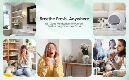 Air purifier aroma diffuser, essential oil air freshener, suitable for home, office, bedroom, warehouse, gifts