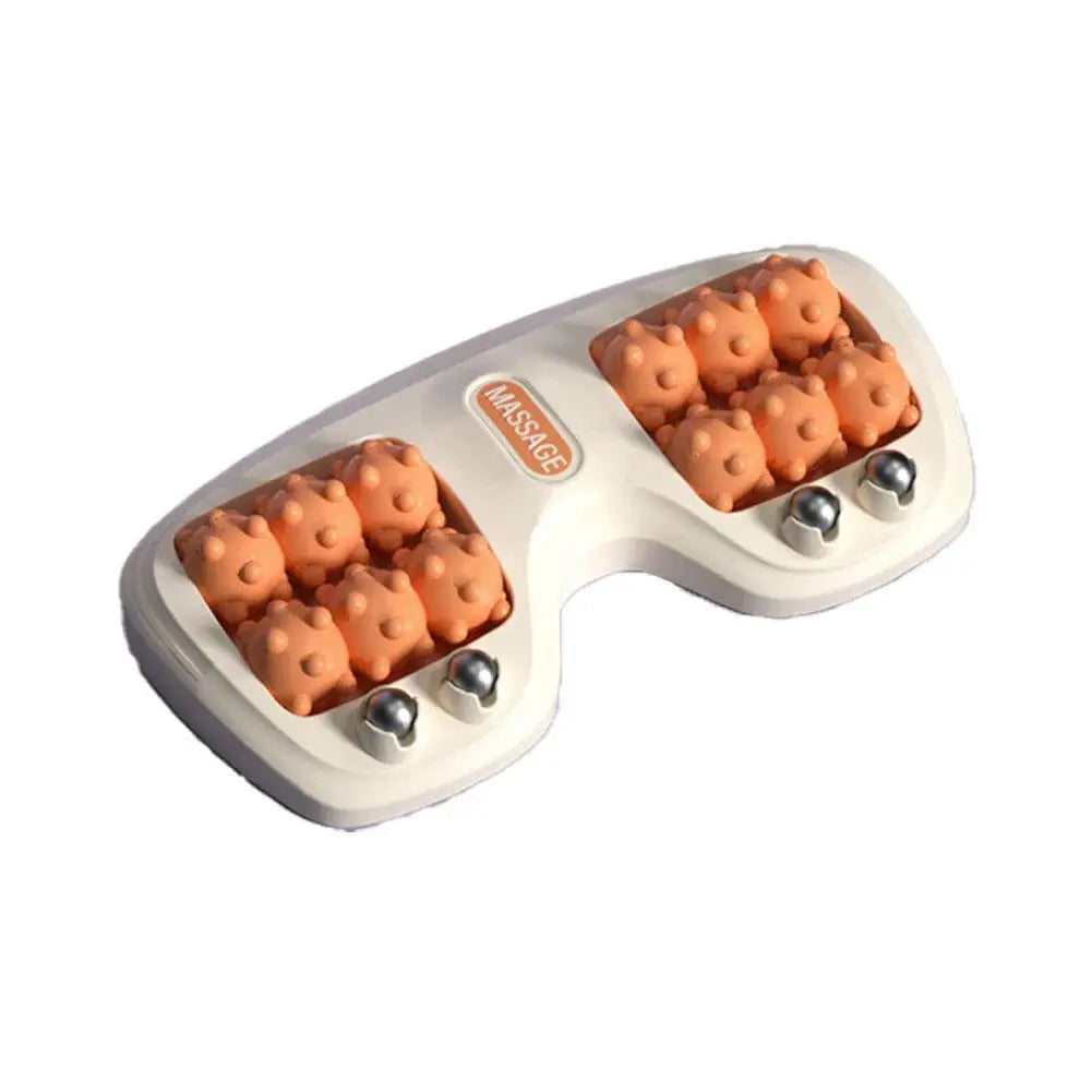 Foot Massager Dual-wheel Foot Massager Relieve Foot Fatigue Relaxe Acupuncture Point Promote Blood Circulation Acupuncture Massa