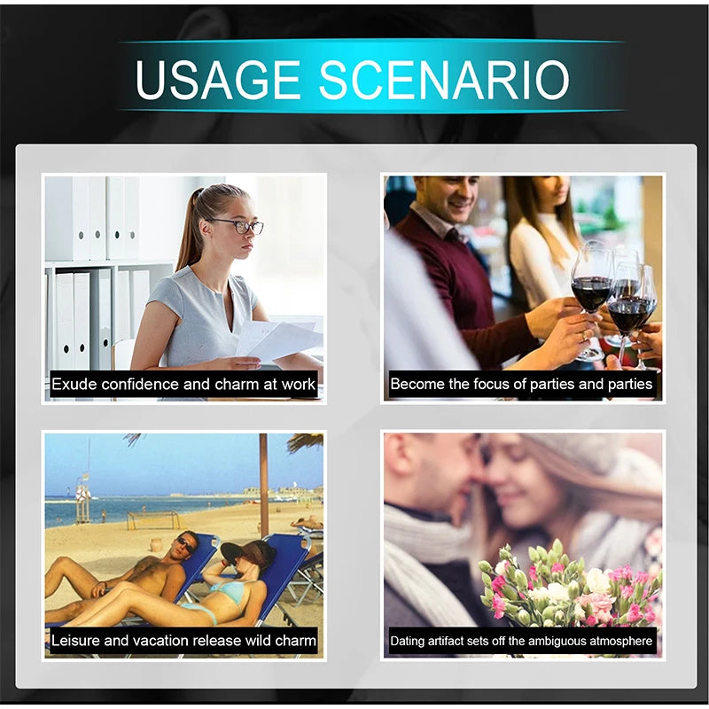 Pheromone Couple Flirting Perfume Of Man To Attract Woman,Charming Seductive Fragrance,Men Dating Scent Long Lasting Body Spray