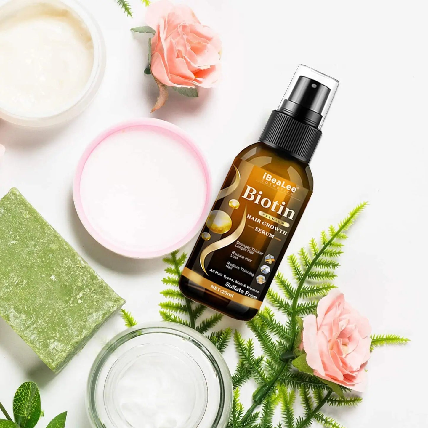 Hair Thickening Care Products Scalp Repair Hair Thicken Conditioner Beard Thickening Care Oil Serum Professional Hair Care