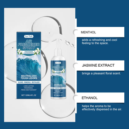 Indoor Air Freshener Spray Jasmine Scent With Long Lasting Fragrance Living Room Bedroom Bathroom Indoor Household Spray