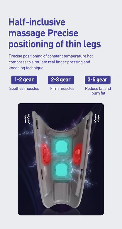 EMS Calf Massager Relieves Pain Constant Temperature Hot Pressure Vibration Massager Varicose Veins Relieves Fatigue