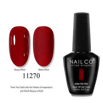 NAILCO 2025 Winter 15ML Gel Nail Polish Nails Semi-permanent UV Varnish High Quality Glass Bottle Nail Art Polish For Manicure
