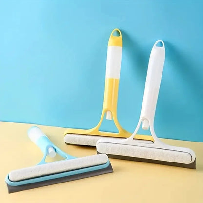 2025Household Multifunctional Glass Cleaner with Spray Bottle - 3-in-1 Window Wiper with Squeegee & Microfiber Cloth for Mirrors