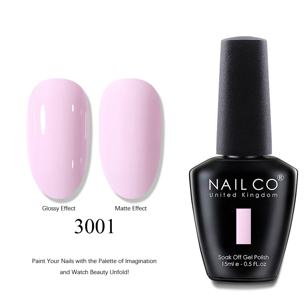 NAILCO 2025 Winter 15ML Gel Nail Polish Nails Semi-permanent UV Varnish High Quality Glass Bottle Nail Art Polish For Manicure