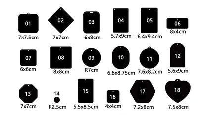 50Pcs Customized Car Air Fresheners Hanging Parfum Natural Scented Paper Air Freshener Car Accessories Interior Auto Perfume