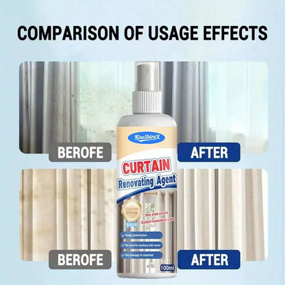 Curtain Cleaning Spray Fabric Sofa Curtain Cleaning And Care Kit Multi-functional Cleaner