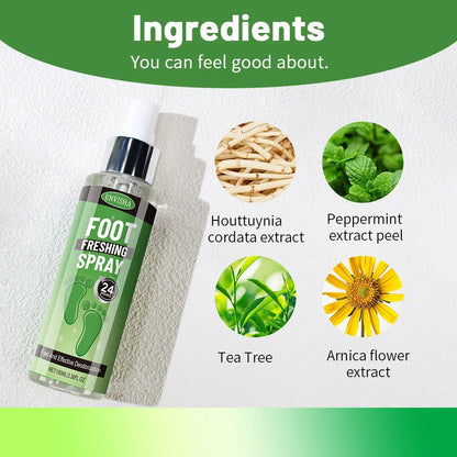 ENVISHA Foot Care Refreshing Spray Body Skin Repair Anti-drying Cracking Moisturizing Exfoliating Remove Callus Anti-beriberi