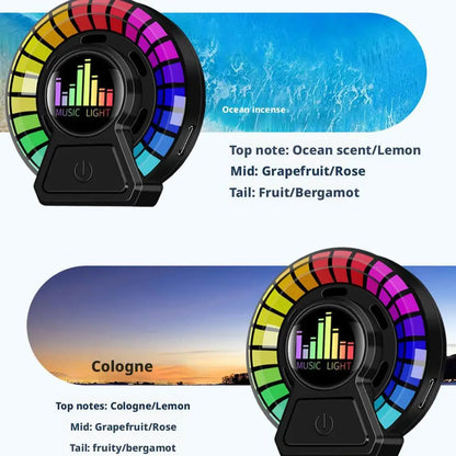 Car Air Outlet Aromatherapy Air Diffuser Aroma Car Music Rhythm LampAir Freshener For Removing Odors Car Accessories