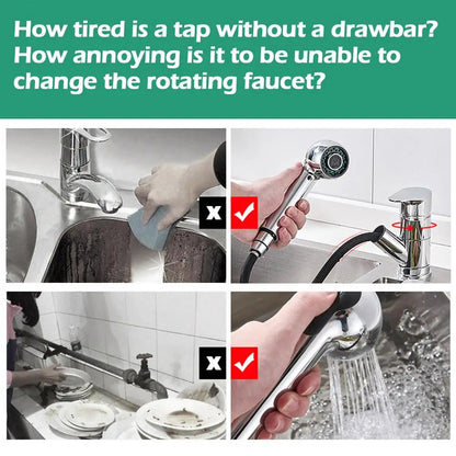 Kitchen Mixer Tap Spare Replacement Faucet Pull Out New Spray Setting Head 2023 Shower Accessories Kitchen Spash-proof Shower