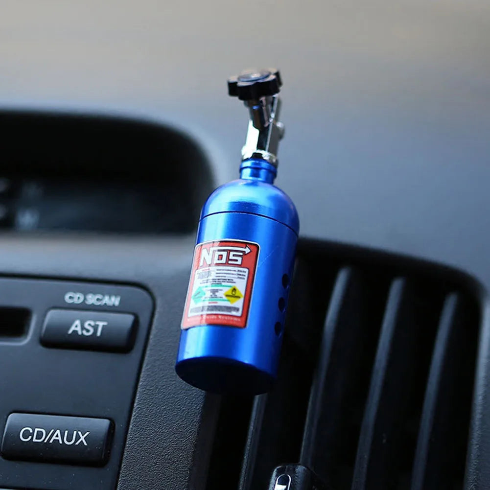Car Air Freshener NOS Nitrogen Bottle Air Vent Aromatherapy Auto Aroma Outle Perfume Flavoring Fragrances Accessories