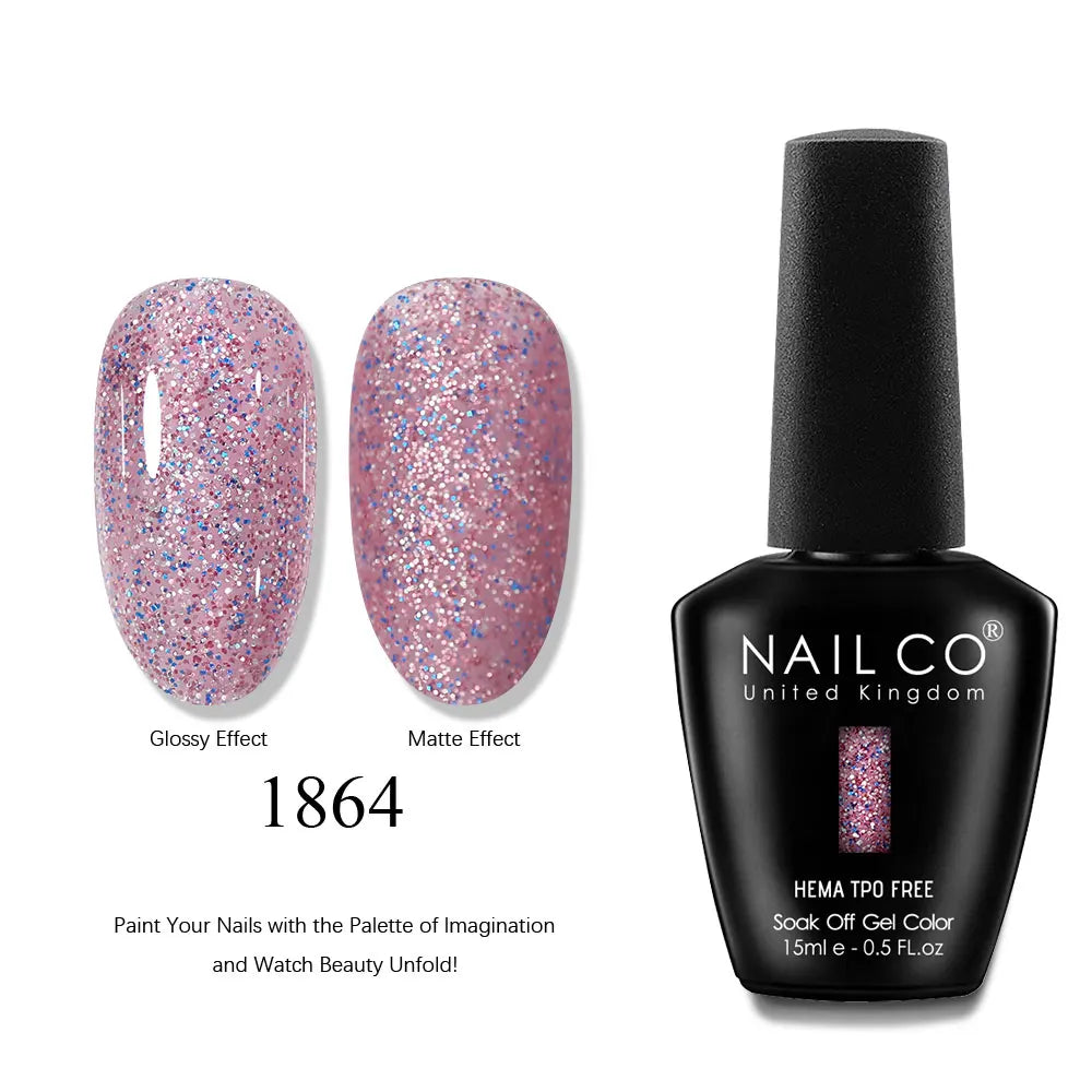 NAILCO 2025 Winter 15ML Gel Nail Polish Nails Semi-permanent UV Varnish High Quality Glass Bottle Nail Art Polish For Manicure
