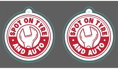 50Pcs Customized Car Air Fresheners Hanging Parfum Natural Scented Paper Air Freshener Car Accessories Interior Auto Perfume