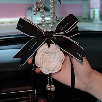 Gypsum Car Hanging Air Freshener With Essential Oil Perfume for Car Styling Aroma Air Purifier Interior Decorations Ornament