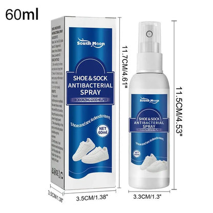 Shoe Foot Deodorizer Spray Natural Deodorizer Spray Refreshing Foot Spray Odor Removal Anti-sweat Foot Care Deodorant