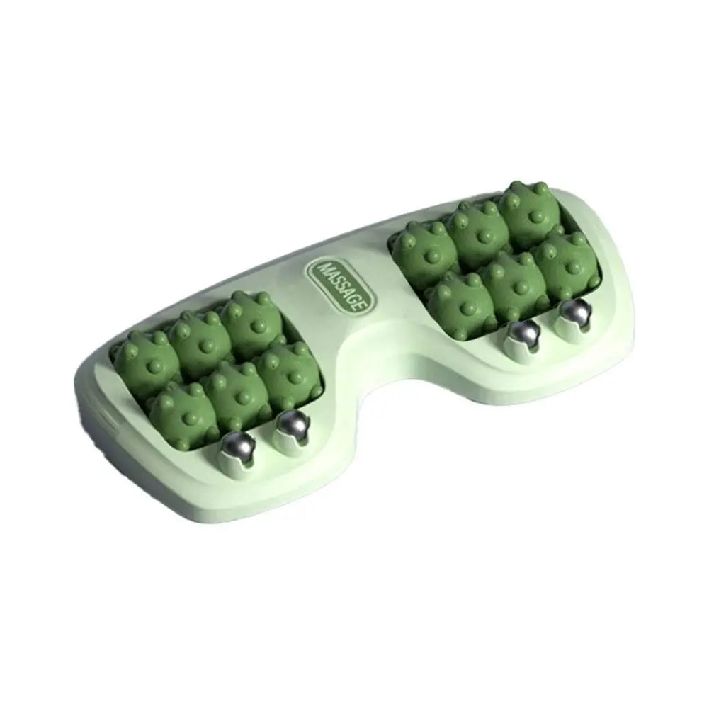 Foot Massager Dual-wheel Foot Massager Relieve Foot Fatigue Relaxe Acupuncture Point Promote Blood Circulation Acupuncture Massa