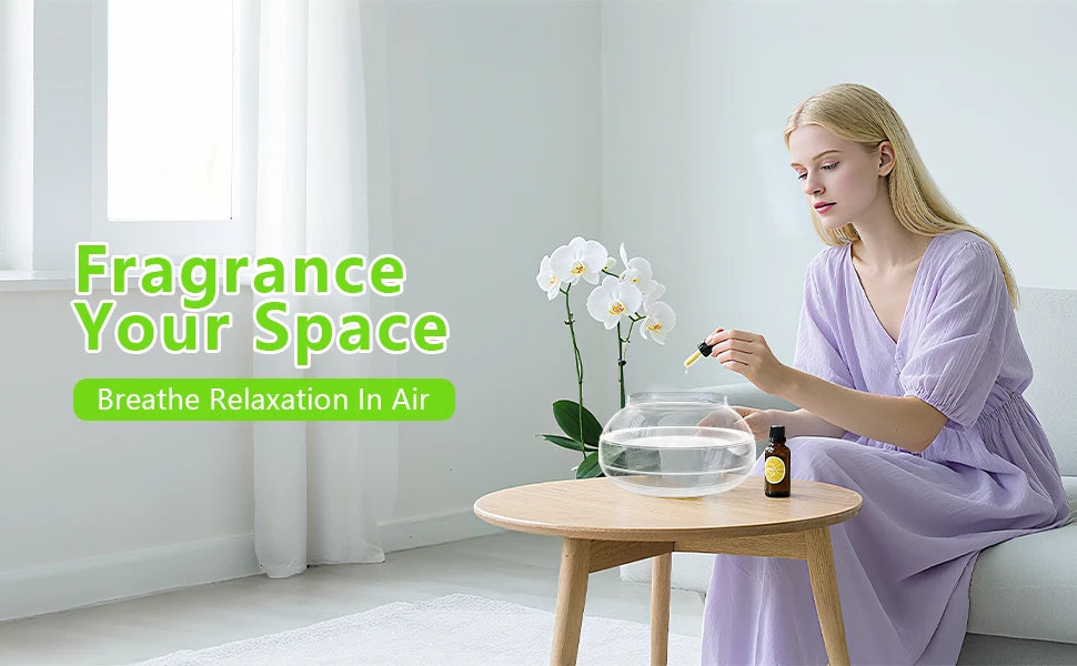Air purifier aroma diffuser, essential oil air freshener, suitable for home, office, bedroom, warehouse, gifts