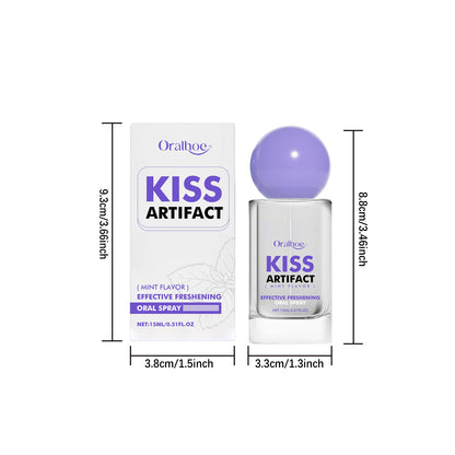 Breath Freshener Spray Mint Flavor Removal Halitosis Plaque Stains Fresh Oral Care Female Male Portable Breath Mouth Care Spray