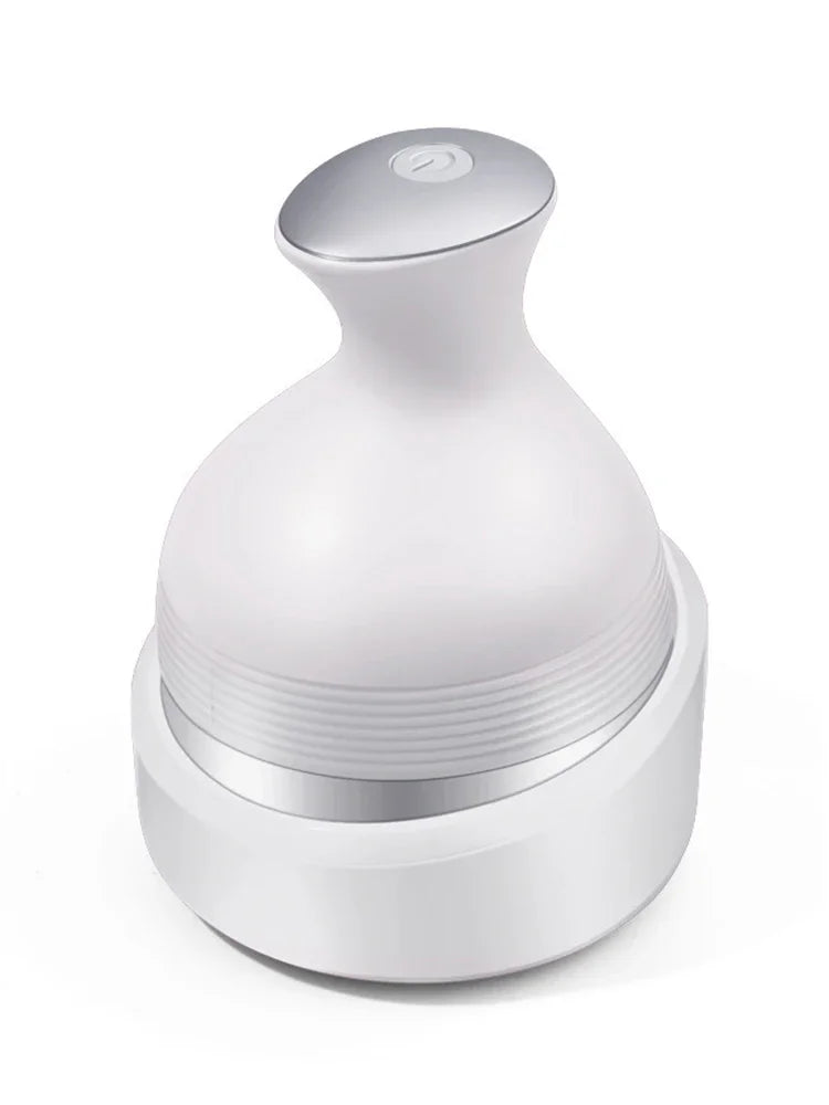 Electric Cordless Hair Scalp Massager with Kneading 4 Massage Nodes Handheld Portable Head Scratcher Massager Stress Relax