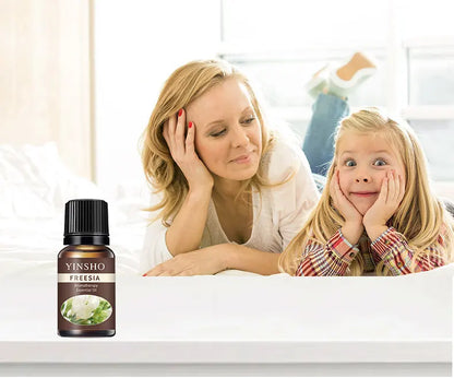 13 Flavors 10ml Essential Oils For Aroma Diffuser AirHumidifier Home Water-soluble Lavender Rose Eucalyptus White Peach Oolong