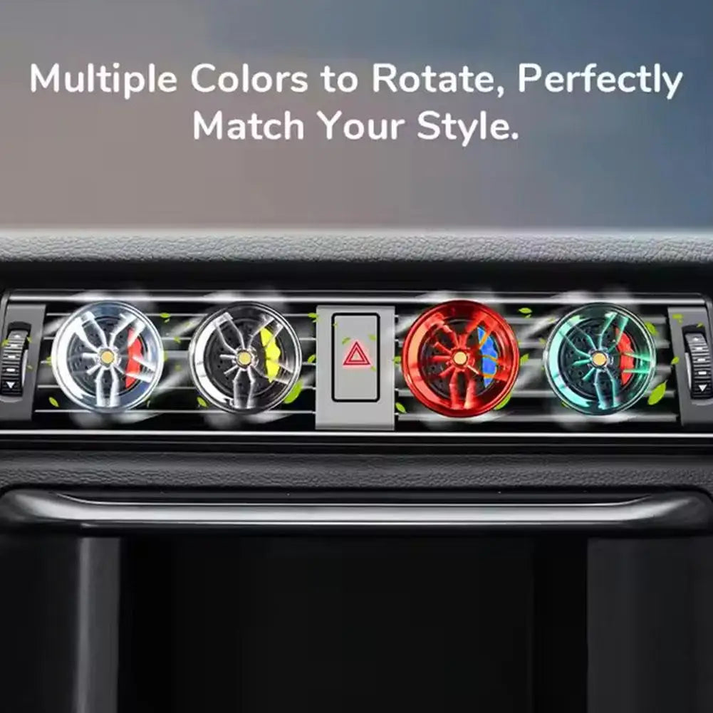 Car Fragrance Air Freshener Creative Stylish Rotating Propeller Fragrance Diffuser Decorative Car Accessories