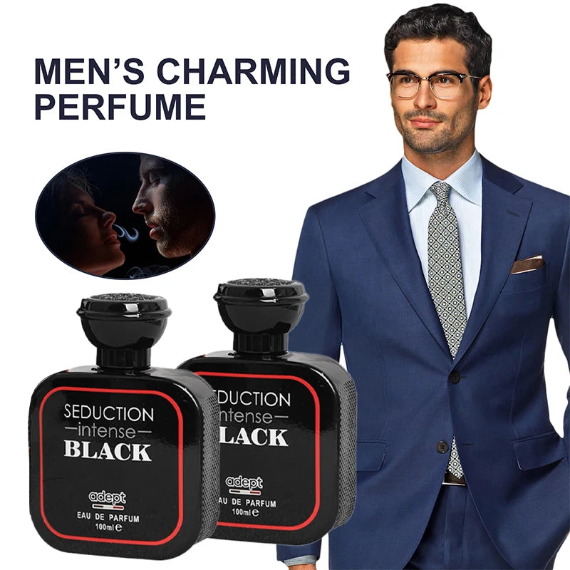 Brand Pheromones Men's Perfume Fresh Bergamot Musk Oud Cologne Long-lasting Eau De Toilette Charming Confident High-end Perfume