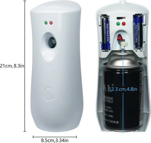 Air Freshener Aerosol Dispenser Fragrance Aerosol Spray Dispenser Car Household Wall-mounted Automatic Adjustable Aroma Diffuser