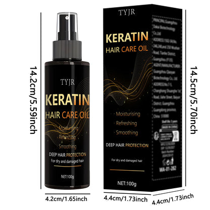 Keratin Hair Care Essence Spray, Gentle Moisturizing, Non-Irritating, Softening and Thicking of Hair, Daily Care, Home Essentials, Holiday Fashion Products
